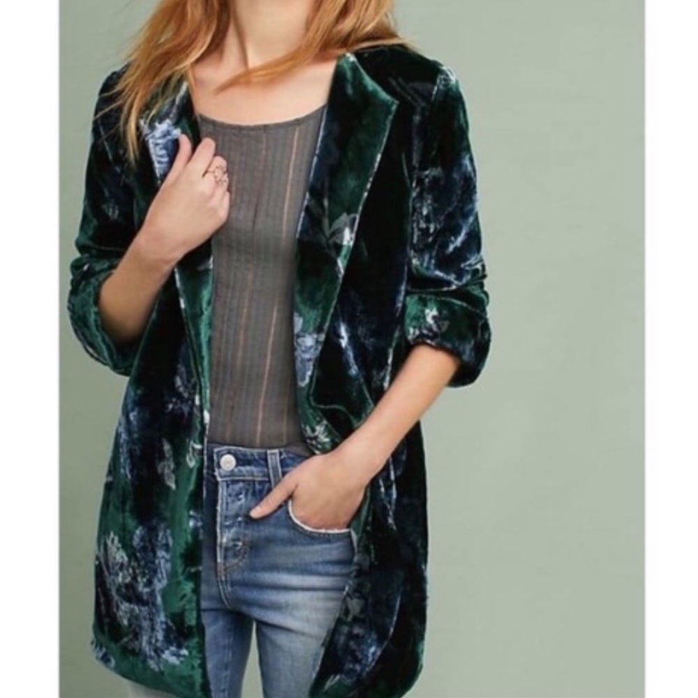 ISO Eva Franco Velvet Car Coat Large